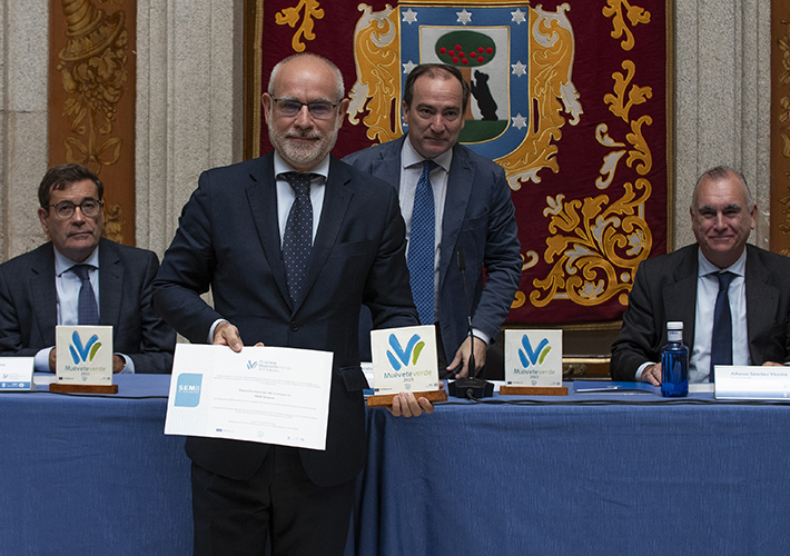 foto SEUR premiada por el Ayuntamiento de Madrid por su labor de descarbonización.